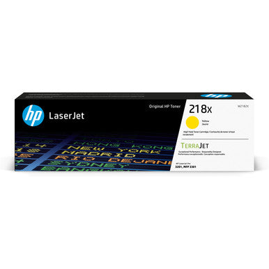 HP 218X Yellow LaserJet Toner Cartridge 2.5K Yield For 3301SDW / 3301FDW (W2182X)