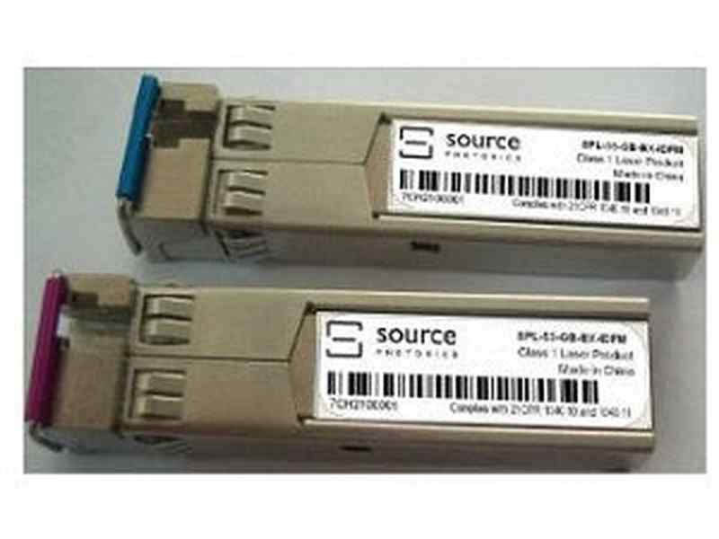 Source Photonics SPL-43-GB-BX-CDFM 1.25Gbps 1310nm 10km SM SFP Transceiver *used*