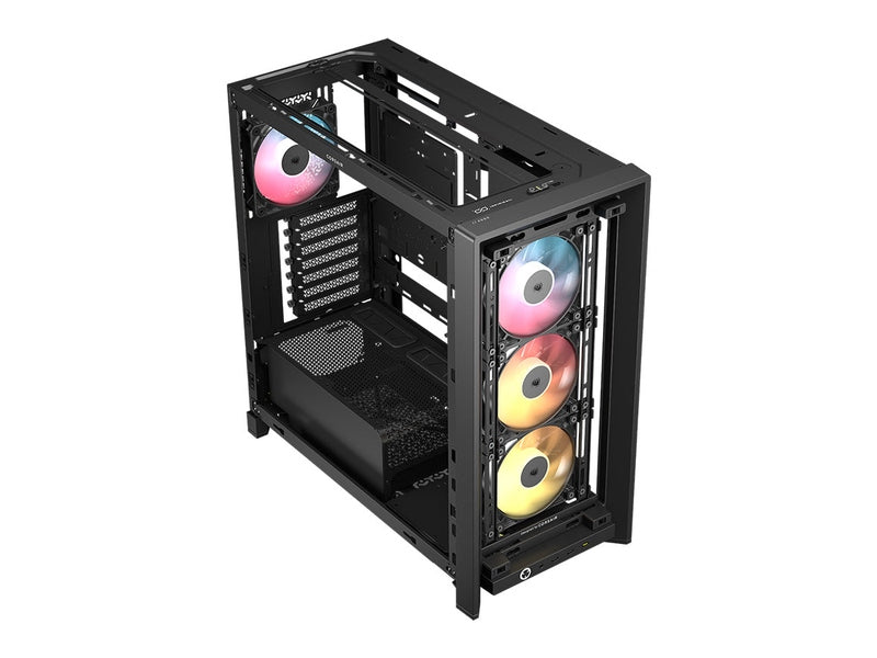 Corsair FRAME 4000D LCD RS ARGB Premium Mid-Tower E-ATX PC Case - Black