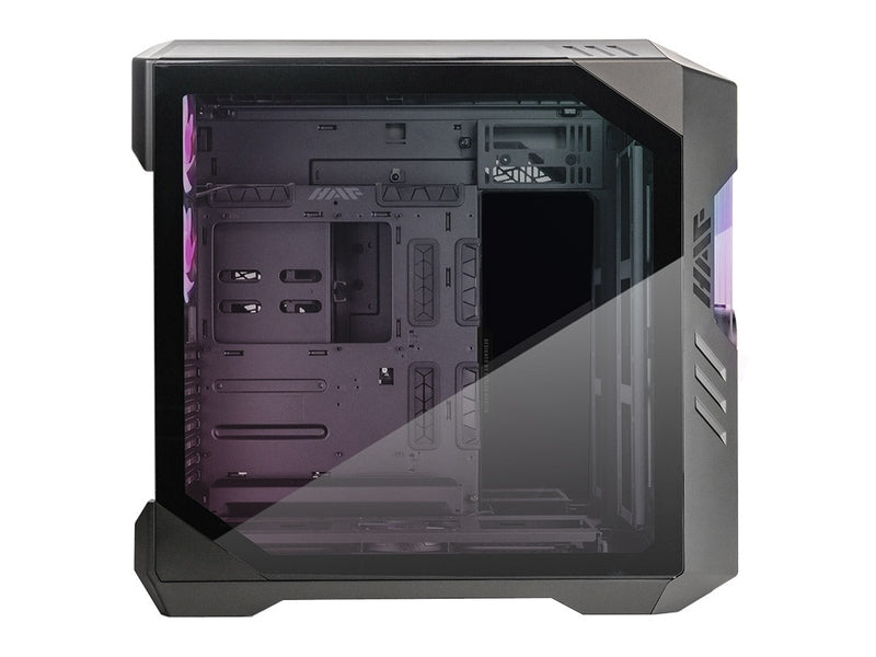 Cooler Master HAF 700 EVO, Edge-Lit ARGB Tempered Glass Intake Blades Design, Built-in LCD Display