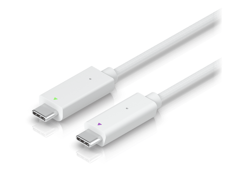 Ubiquiti AI Theta Video Cable, Replacement Cable Connects AI Theta Lenses to an AI Theta Hub, 1 m 3.3 ft , White