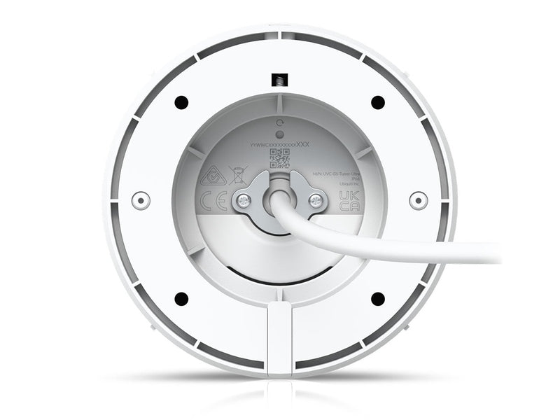 Ubiquiti UniFi G5 Turret Ultra, White, Ultra-compact, Tamper-resistant IK04, IP66 Weatherproof 2K HD PoE Camera, Long-range Night Vision