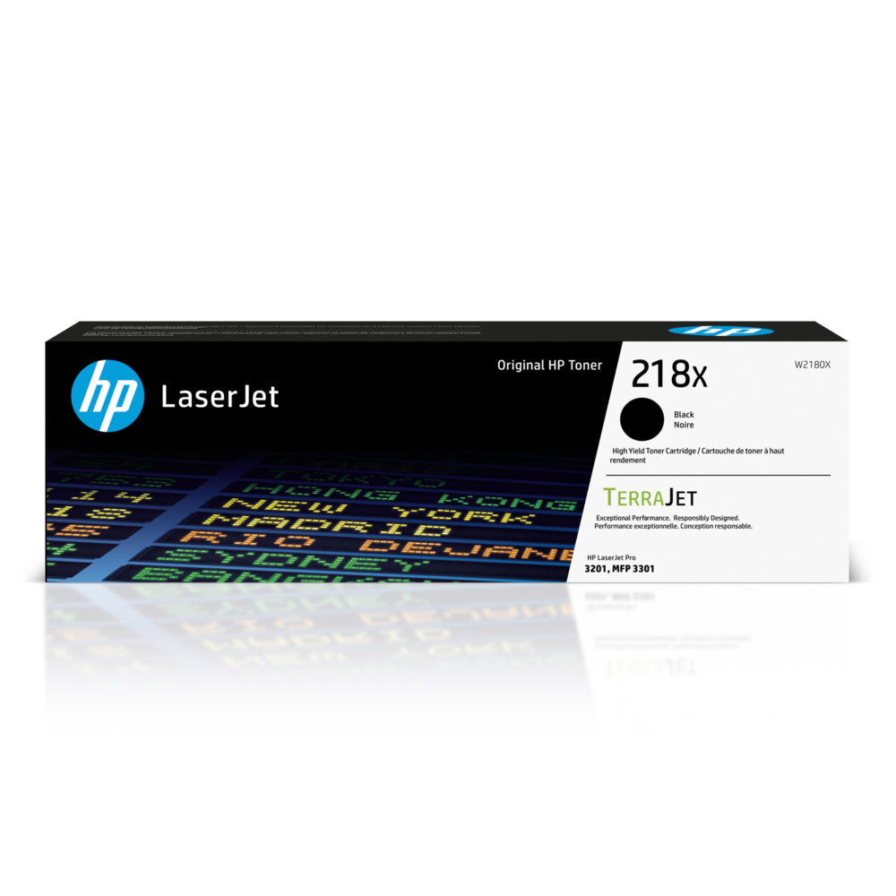 HP 218X Black LaserJet Toner Cartridge 3.2K Yield For 3301SDW / 3301FDW (W2180X)