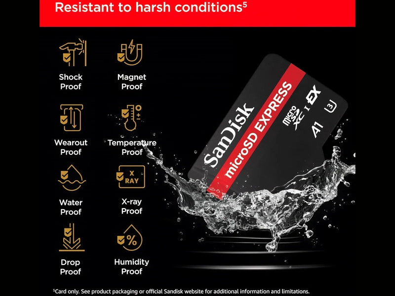 SanDisk 128GB Express microSDXC Memory Card