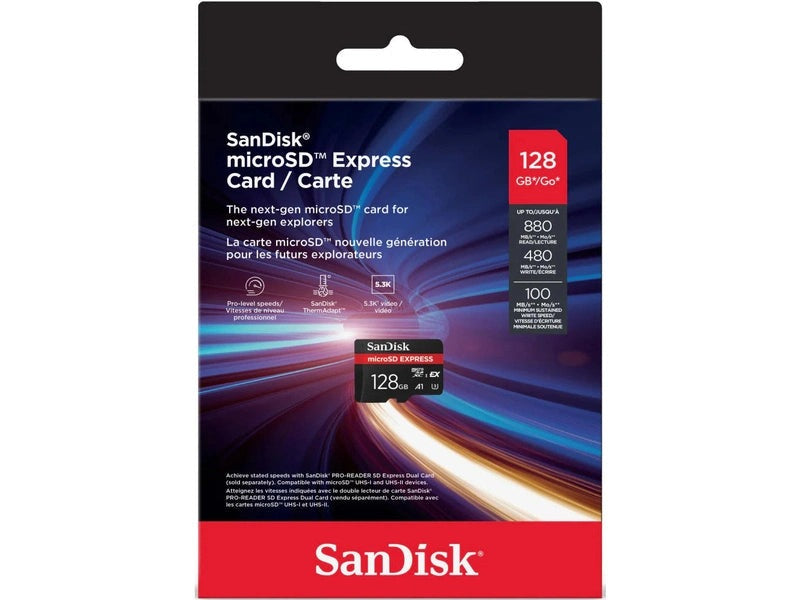 SanDisk 128GB Express microSDXC Memory Card