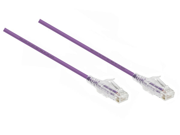 Konix 0.15M Slim CAT6 UTP Patch Cable LSZH in Purple
