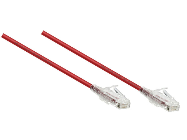 Konix 0.5M Slim CAT6 UTP Patch Cable LSZH in Red