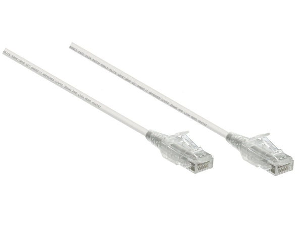 Konix 10M Slim CAT6 UTP Patch Cable LSZH in White
