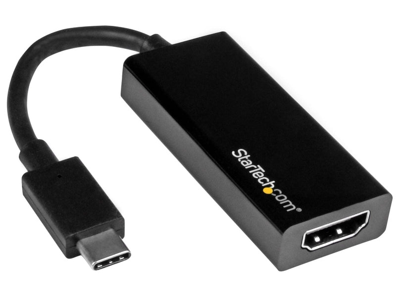 StarTech USB-C Thunderbolt 3 to HDMI Adapter, 4K, Black, 3Yr