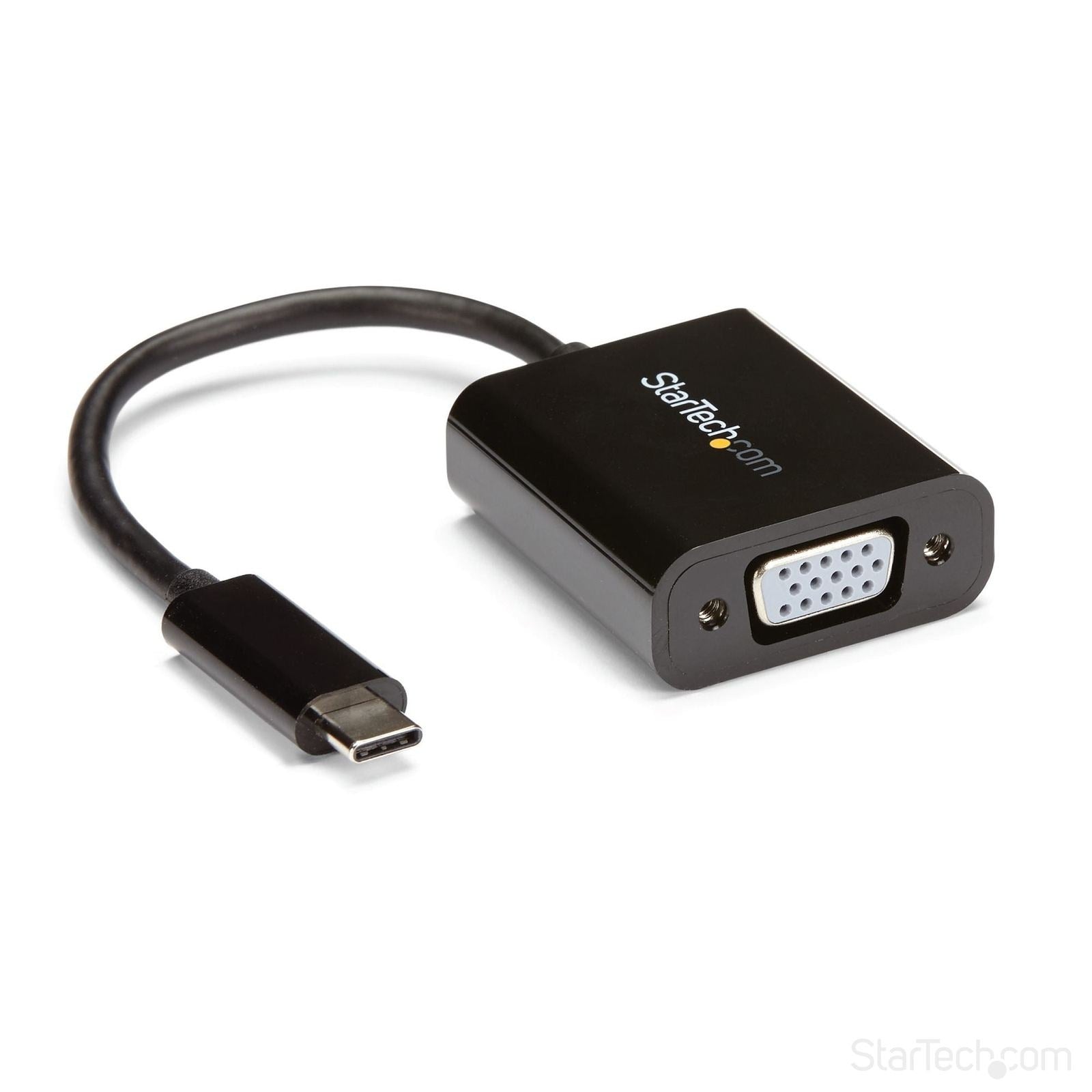 StarTech USB-C Thunderbolt 3 to VGA Adapter, 3Yr