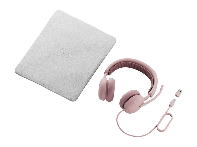 Logitech Zone Wired 2 Noise-cancelling Wired Headset - Rose