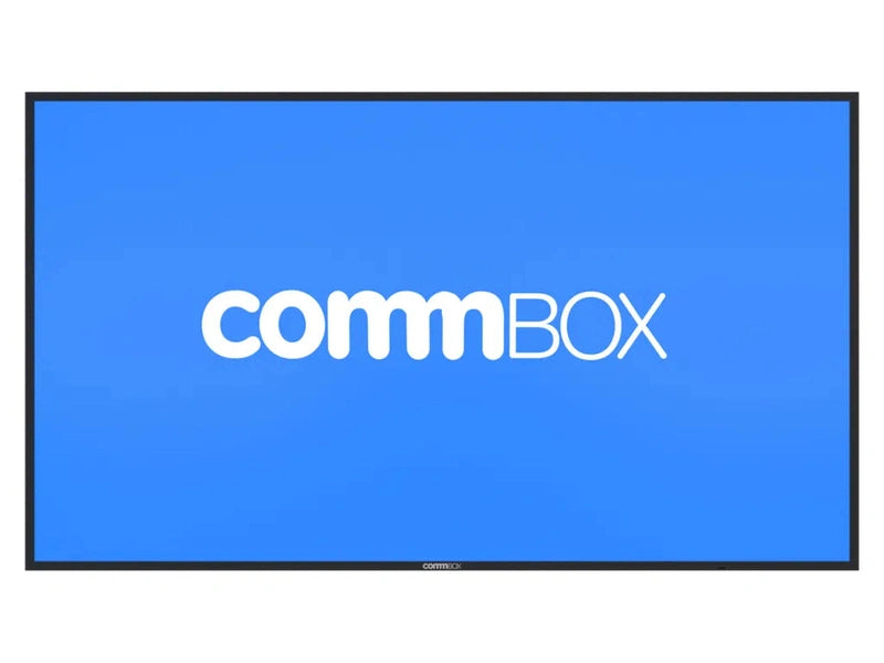 Commbox CBD75MR 75" 4K UHD 450 nit Premium Meeting Room Display Signage with Wall Bracket