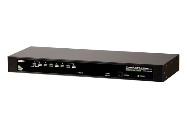 Aten Rackmount KVM Switch 8 Port VGA PS/2-USB, 1x Custom KVM Cable Included