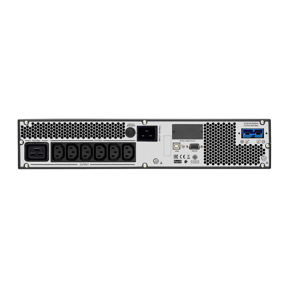 APC Easy UPS On-Line, 3kVA/2400W, Rackmount 4U UPS, Extended Runtime with Intelligent Card Slot