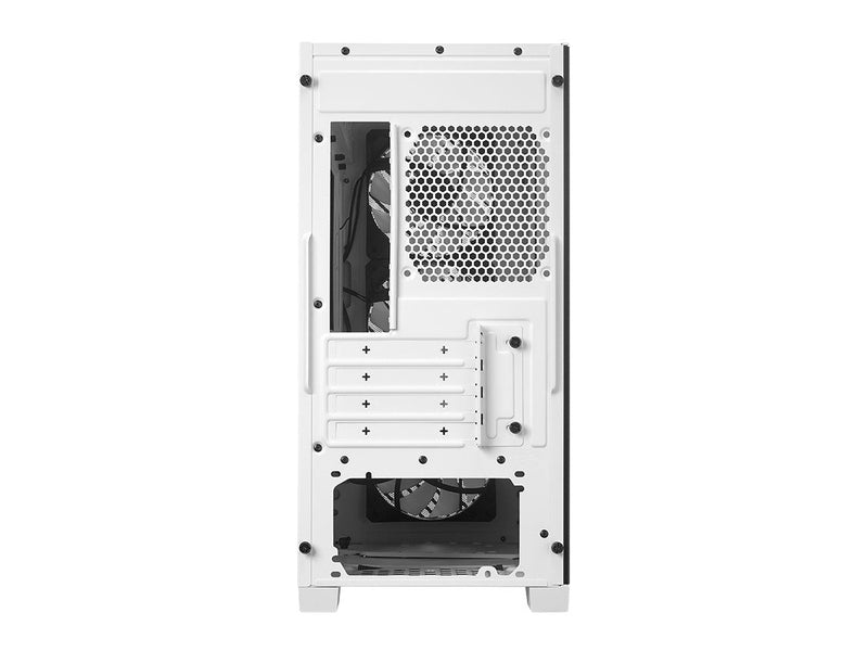Cooler Master MasterBox Elite 301 White Case, Tempered Glass, mATX, 2-Year Warranty