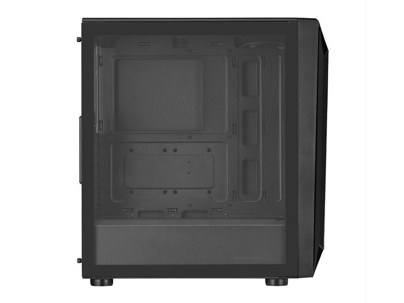 Cooler Master CMP510, ATX, ARGB Strip & 3x ARGB Dual Ring Fans, Front Panel Design, Full Black Coating