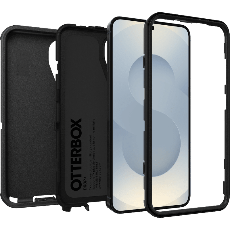 OtterBox Defender Samsung Galaxy S25 5G 6.2' Case Black