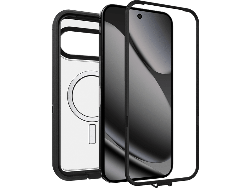 OtterBox Defender Pro XT Clear Magnets Google Pixel 10 Pro XL Dark Side Case Black