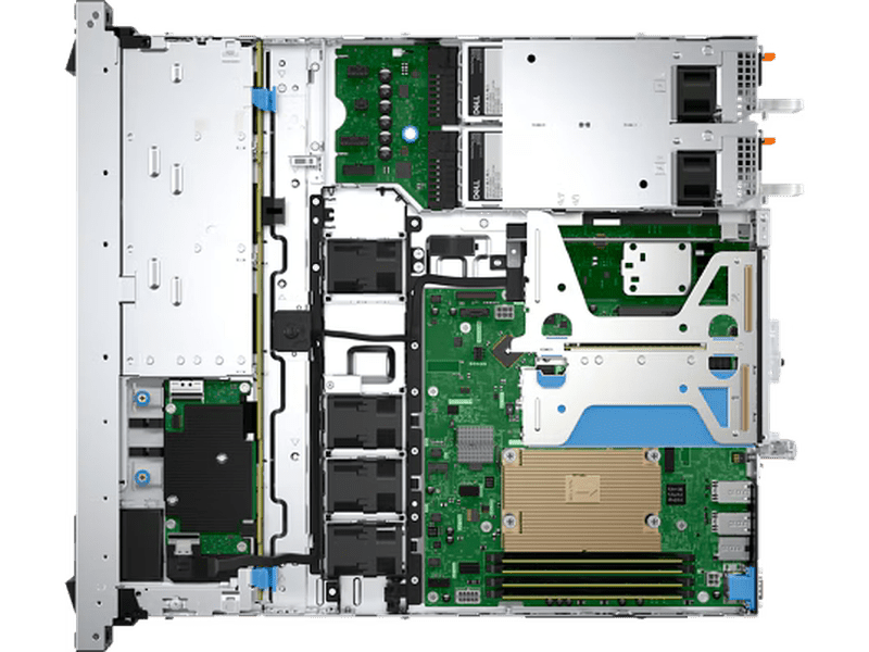 Dell PowerEdge R360 1U Rack Server, Intel 6353P 8C / 2x 16GB DDR5 / 2 X 480GB SSD 3YNBD