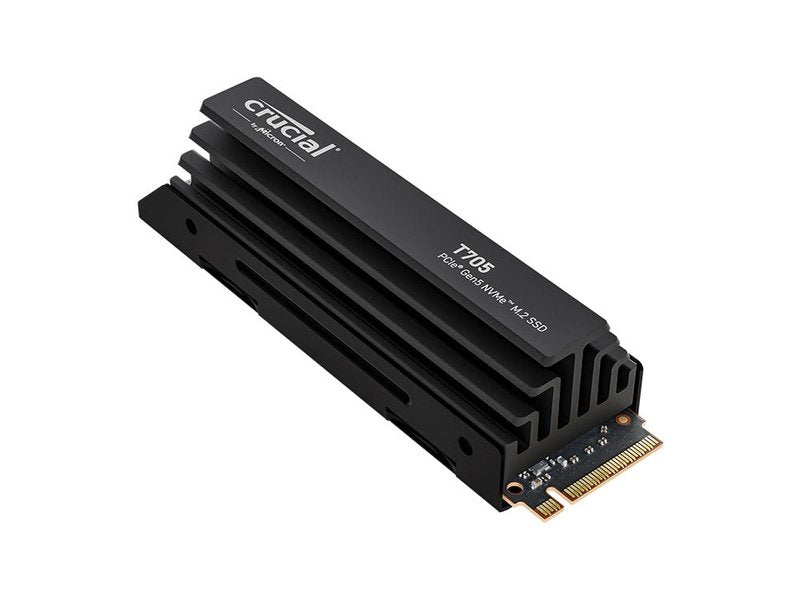 Crucial T705 4TB PCIe 5.0 NVMe M.2 SSD with Heatsink