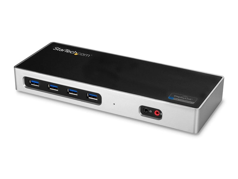 StarTech USB-C USB-A Hybrid 4K Dock, Dual Display,HDMI 2 ,Dp 2 ,USB 6 ,USB-C,No Pd,3Yr