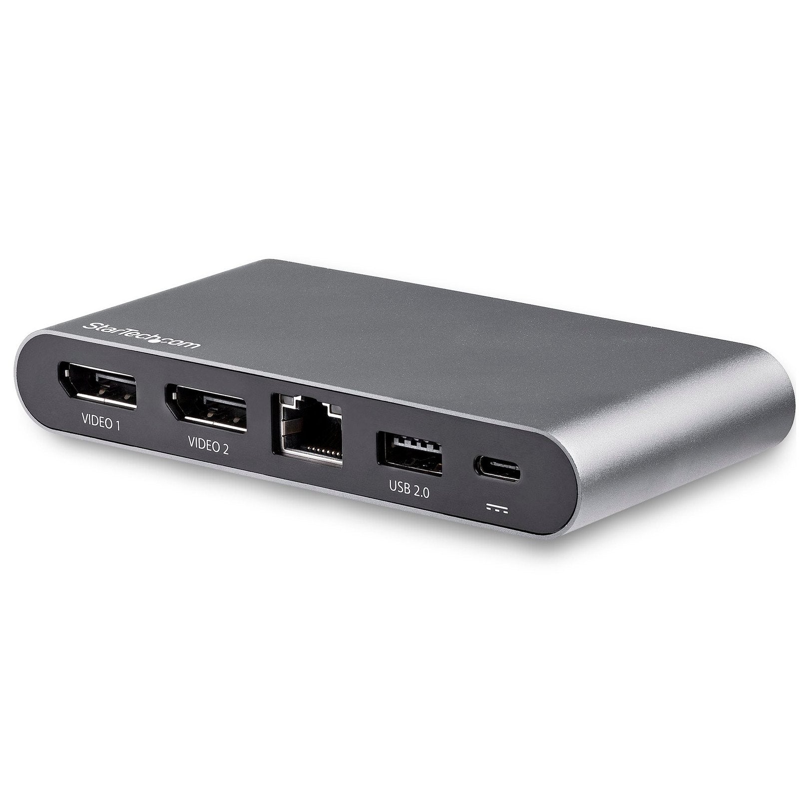 StarTech Mini USB-C 4K Dock, Dual Display, DP 2 , USB 2 , RJ45, 85W, 3Yr