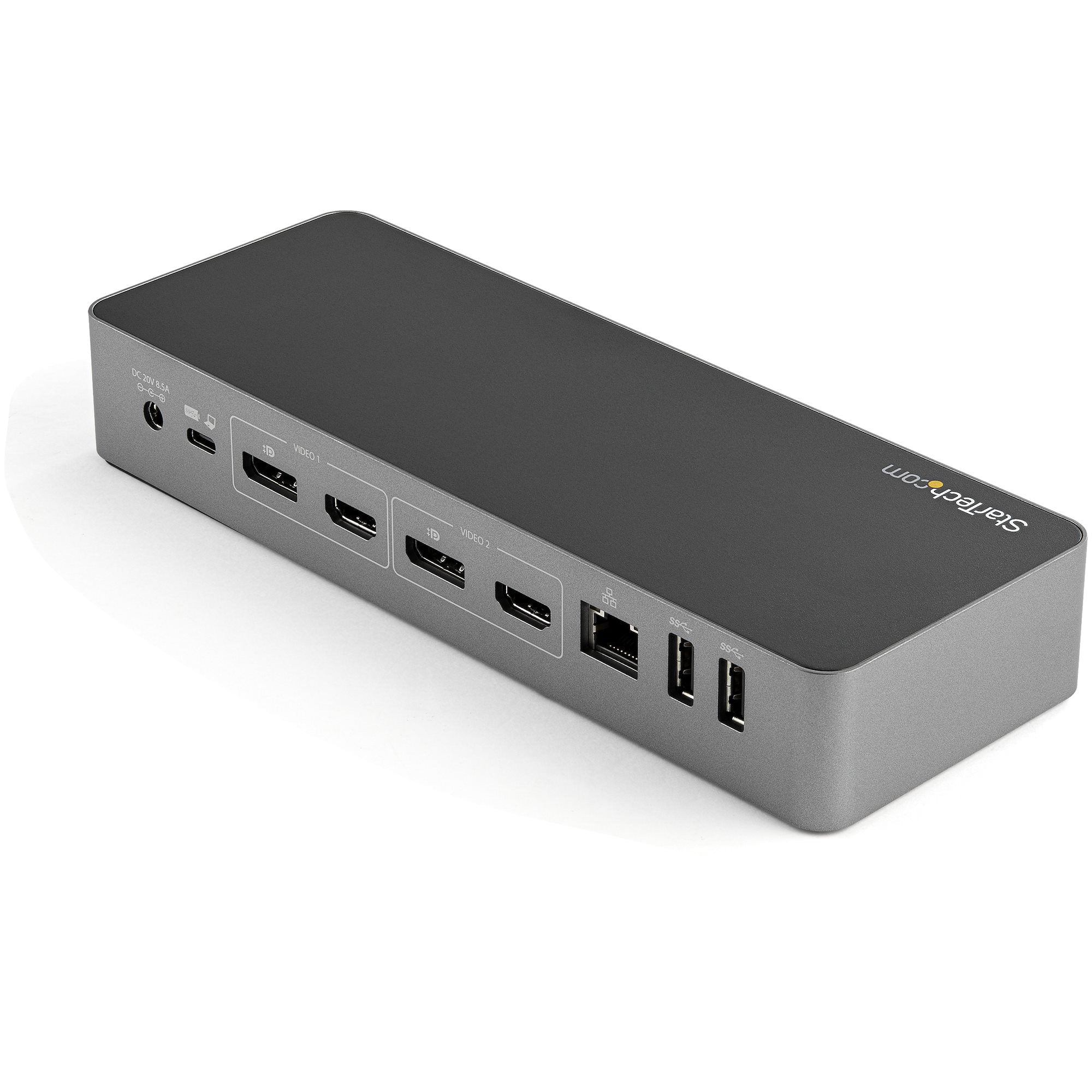 StarTech USB-C USB-A Hybrid 4K Dock, Dual Display, DP 2 , HDMI 2 , USB 3 , 100W, 3Yr
