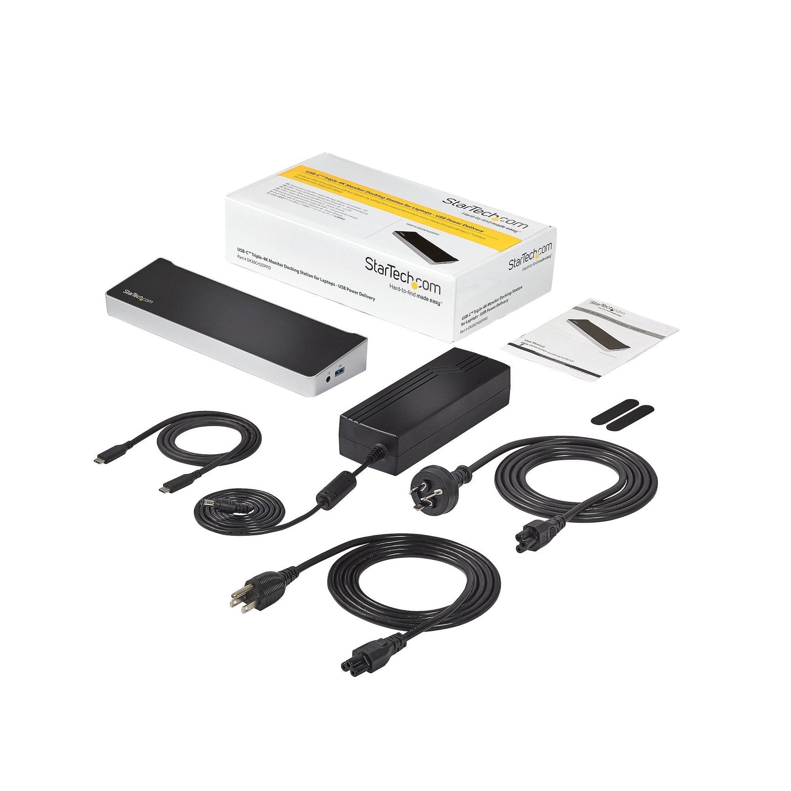 StarTech USB-C 4K Dock, Triple Dislay, DP 2 , HDMI, USB-C 60W PD, USB 4 , Ac, 3Yr