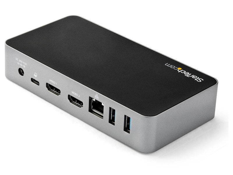 StarTech USB-C Dock, Dual Display, 65W, HDMI, USB 3 , RJ45, 3Yr