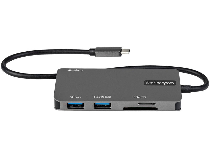 StarTech USB-C Multiport Adapter, 4K HDMI, Pd, SD, USB, 3Yr