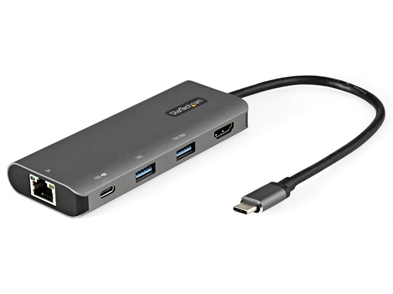 StarTech USB-C Multiport Adapter, 4K, HDMI, USB 2 , GbE, Single Display, 85W PD, 3Yr