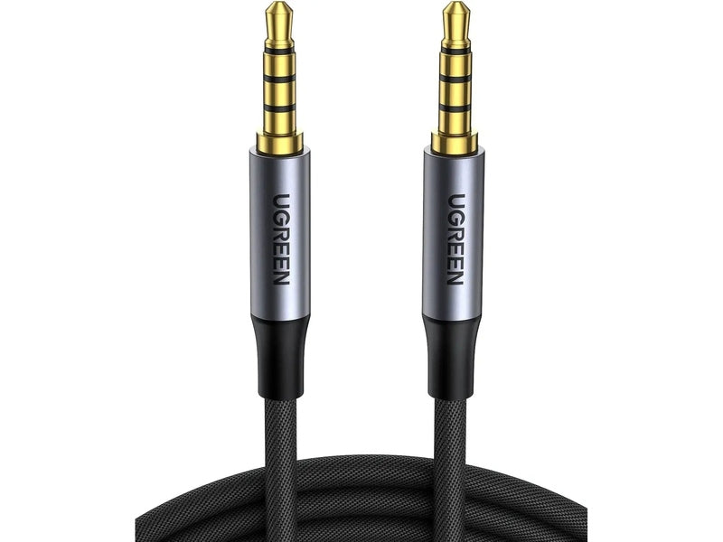 UGREEN 20785 3.5mm Braided 4-Pole Audio Cable Male to Male 3m