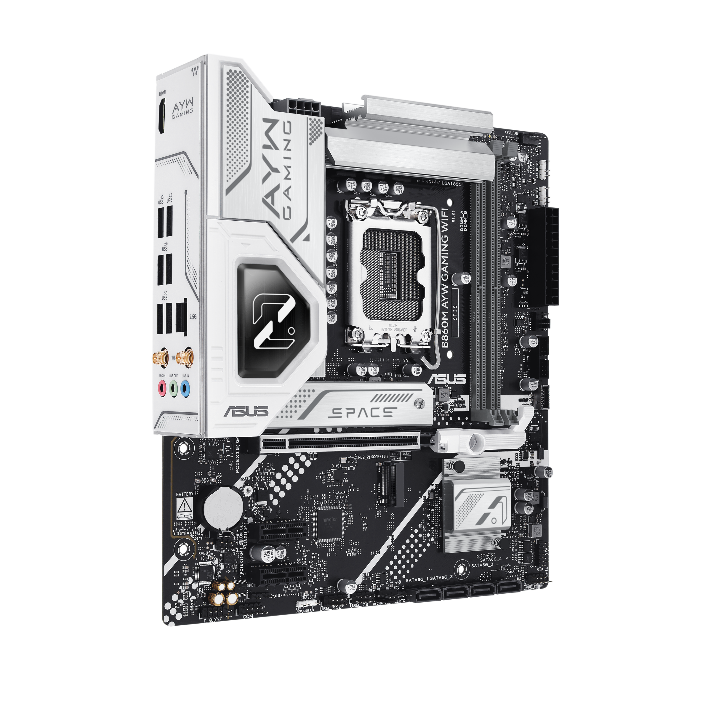 ASUS B860M AYW GAMING WIFI Micro-ATX Motherboard
