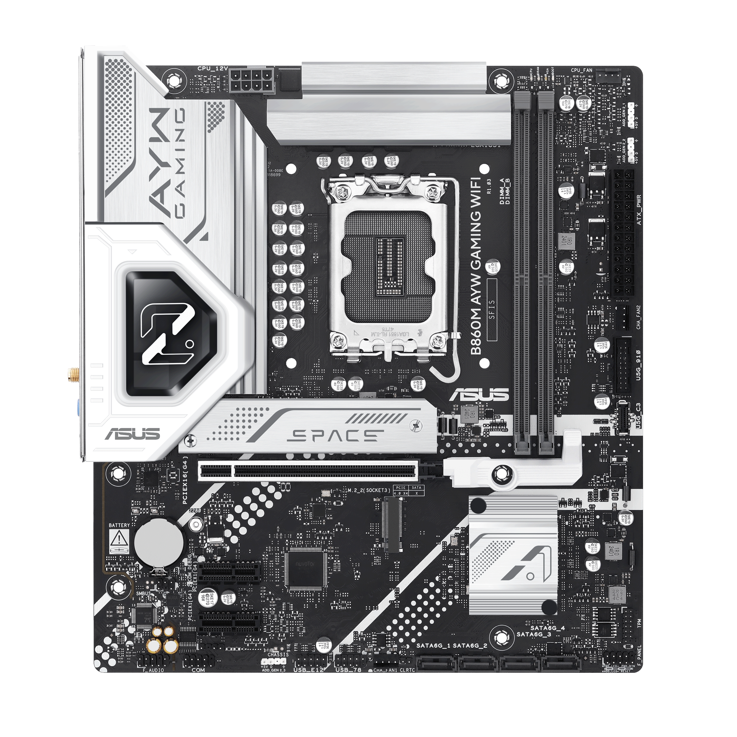 ASUS B860M AYW GAMING WIFI Micro-ATX Motherboard