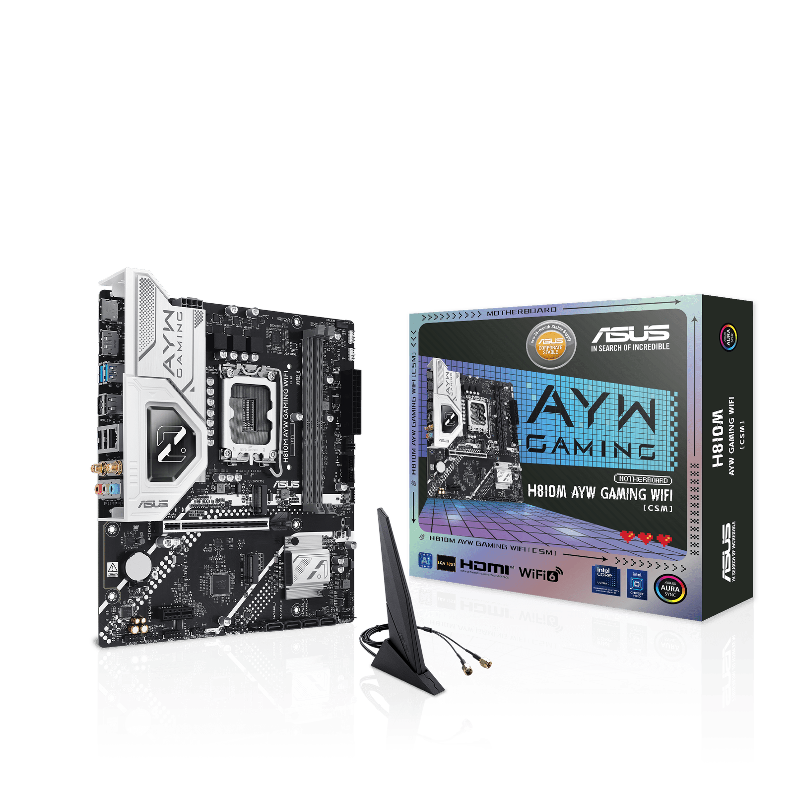 ASUS H810M AYW GAMING WIFI-CSM Micro-ATX Motherboard