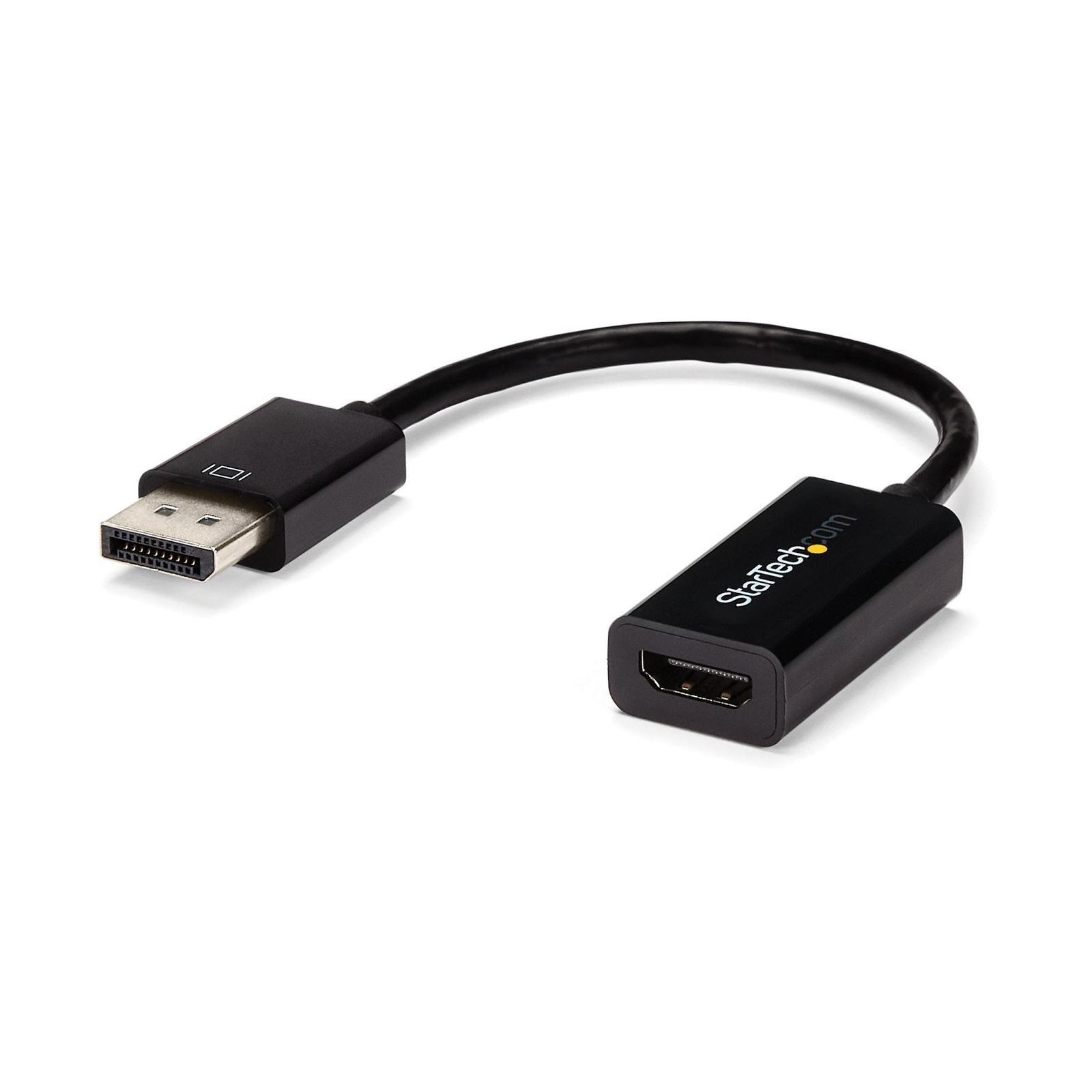 StarTech DP to HDMI Adapter Converter 4K Active DP 1.2 to HDMI 3Yr