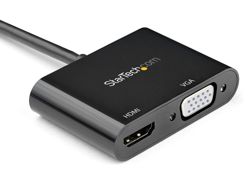 StarTech DP to HDMI VGA Adapter Converter - HDMI 2.0 4K 60Hz 3 Yr
