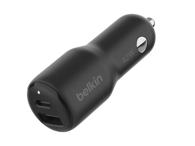 Belkin BoostCharge Dual Car Charger 42W - Black