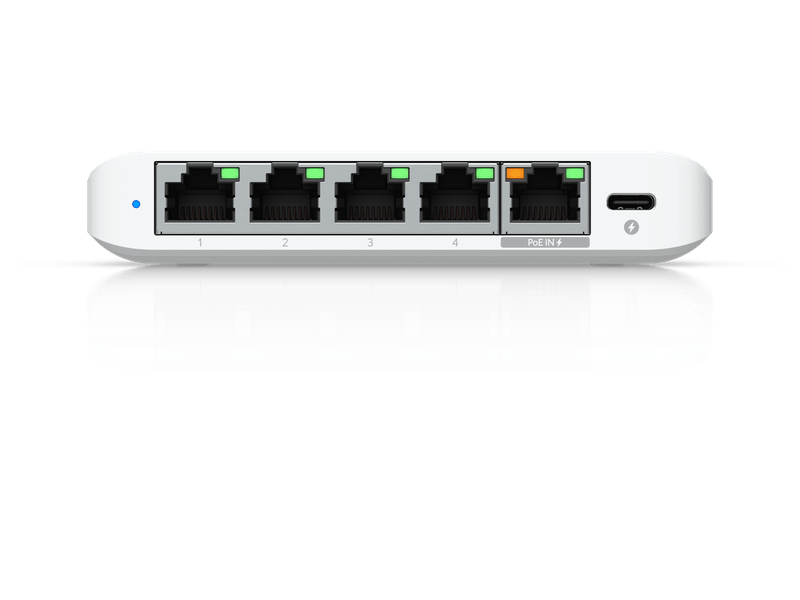 Ubiquiti USW-Flex-2.5G-5 UniFi Compact 5 Port Gigabit Desktop Switch