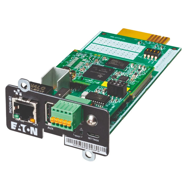 EATON INDGW-M2 Modbus TCP/RTU Industrial Gateway Card Mini-Slot for UPS