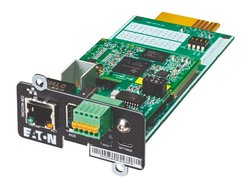 EATON INDGW-M2 Modbus TCP/RTU Industrial Gateway Card Mini-Slot for UPS