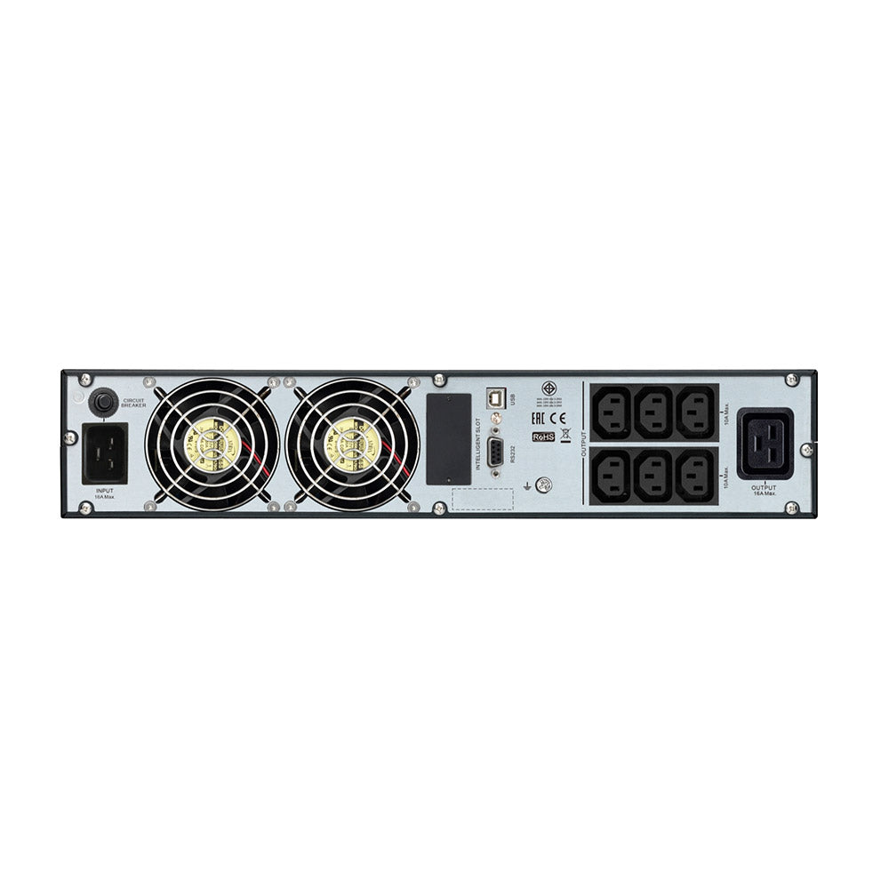 APC Easy UPS On-Line, 3kVA/2400W, Rackmount 2U UPS with Intelligent Card Slot SRV3KRIRK