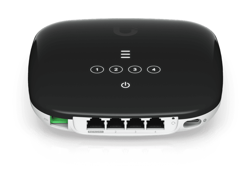 Ubiquiti UFiber Gigabit WiFi6, Passive Optical Network CPE with Built-in WiFi and Multiple VLAN-aware Switch Ports,
