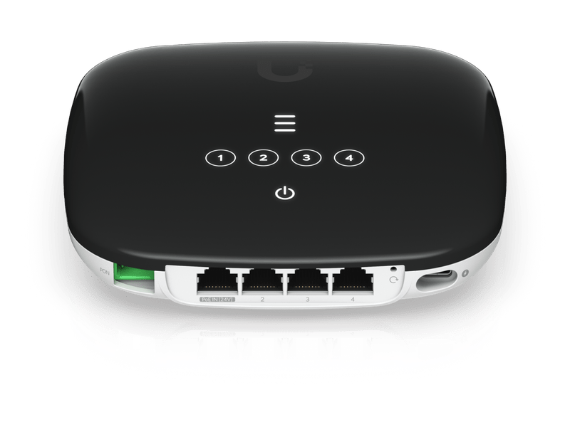 Ubiquiti UFiber WiFi, Gigabit Passive Optical Network CPE with built-in WiFi and Multiple VLAN-aware Switch Ports,
