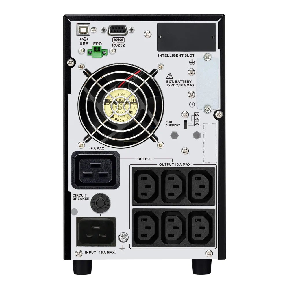 APC UPS On-Line SRV3KIL-E 3kVA/2700W 3000VA 230V Tower UPS with with Extended Runtime Battery Pack