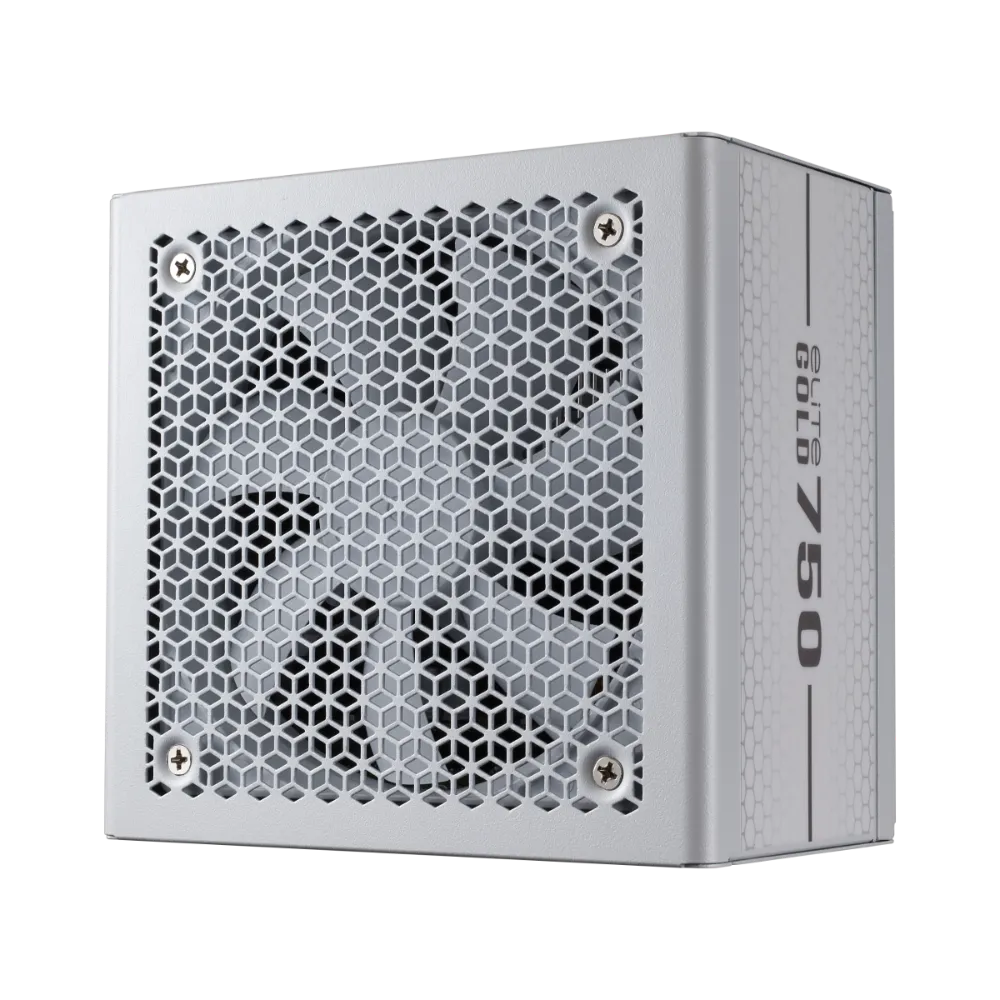 Cooler Master Elite Gold 750 750W 80+ Gold Fully Modular ATX 3.1 Power Supply - White Edition