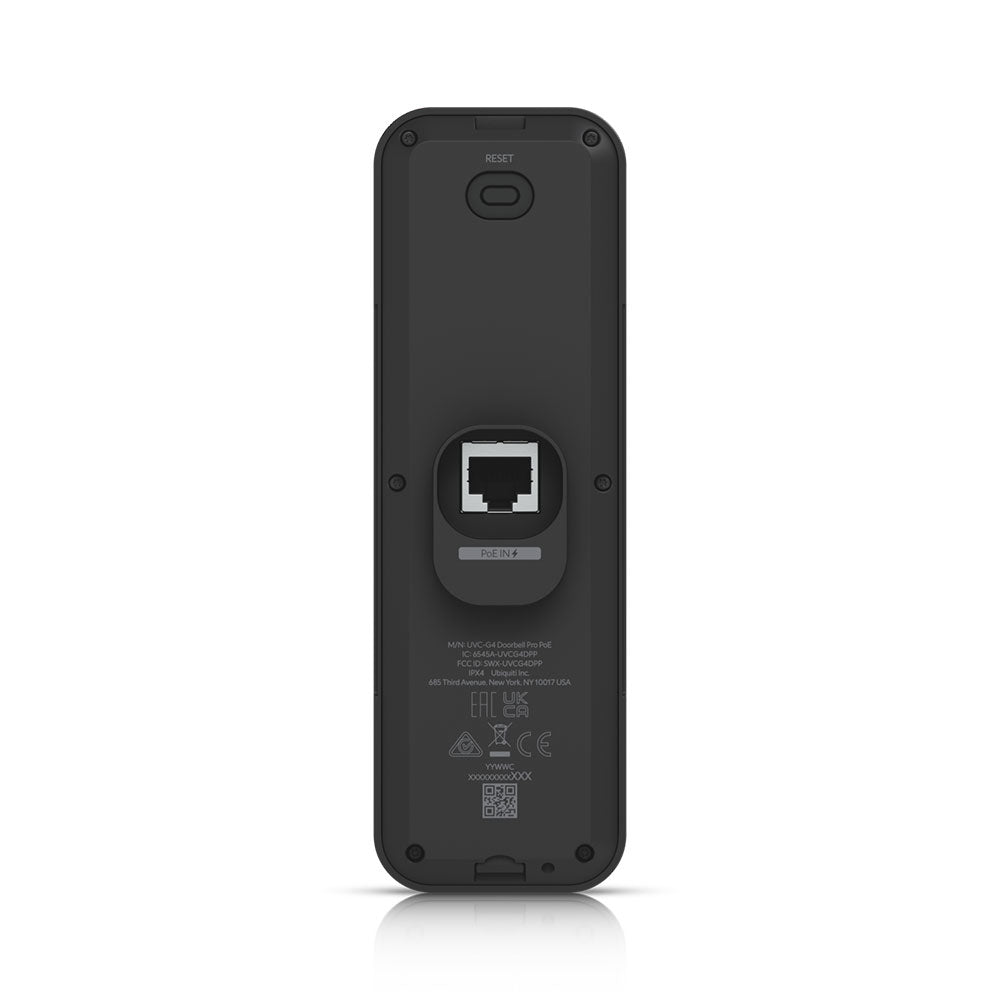 Ubiquiti UniFi Protect G4 Doorbell Pro PoE Kit,5MP CMOS Camera,Night Mode IR Up To 20ft, PoE Power, Includes PoE Chime, WeatherProof IPX4