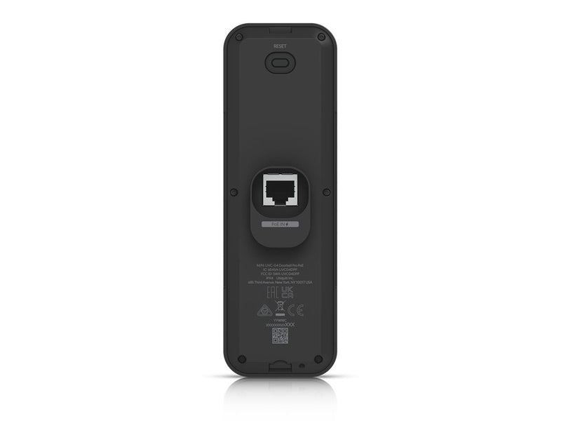 Ubiquiti UniFi Protect G4 Doorbell Pro PoE Kit,5MP CMOS Camera,Night Mode IR Up To 20ft, PoE Power, Includes PoE Chime, WeatherProof IPX4