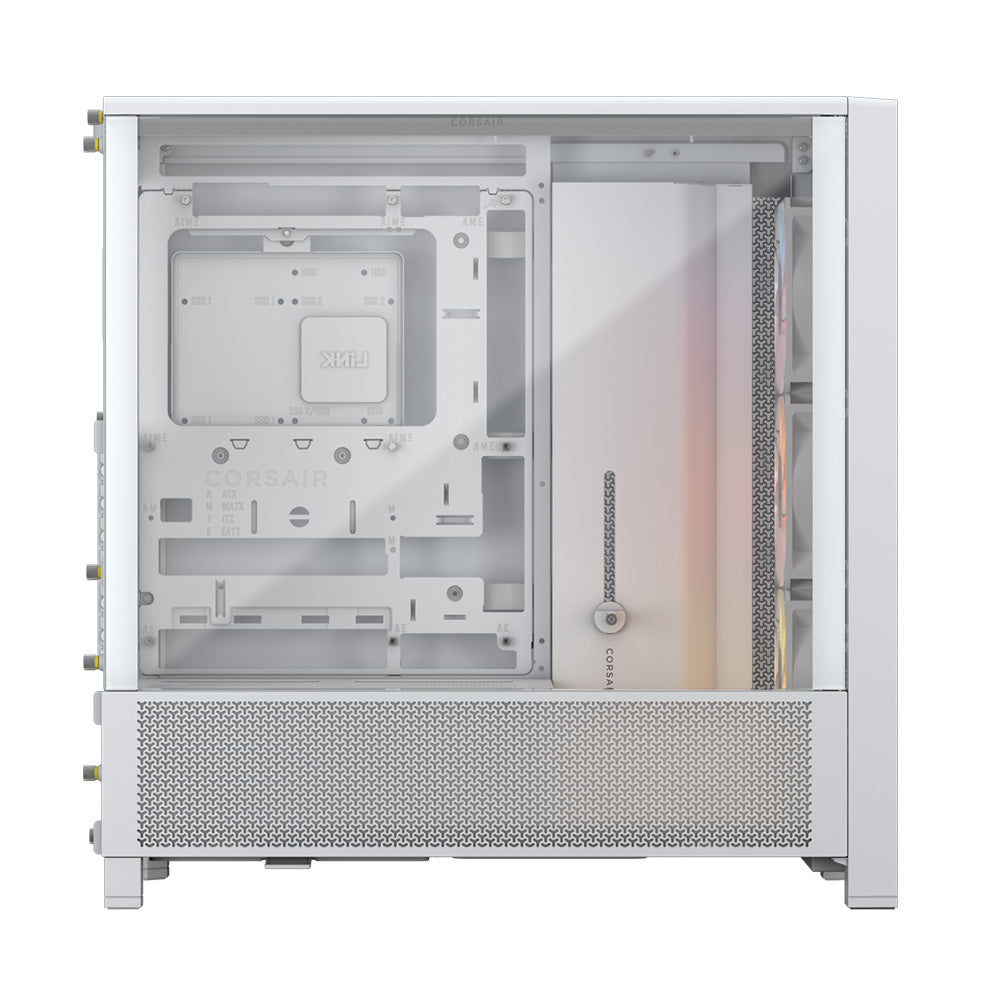 Corsair 3200D RS ARGB Mid-Tower ATX PC Case - White