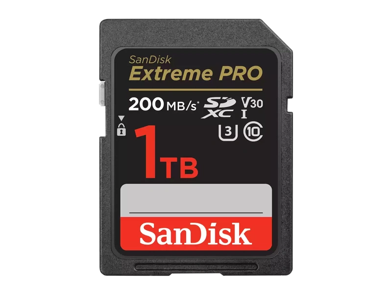 SanDisk Extreme Pro SDHC™ And SDXC™ 1TB V30, U3, C10 UHS-I
